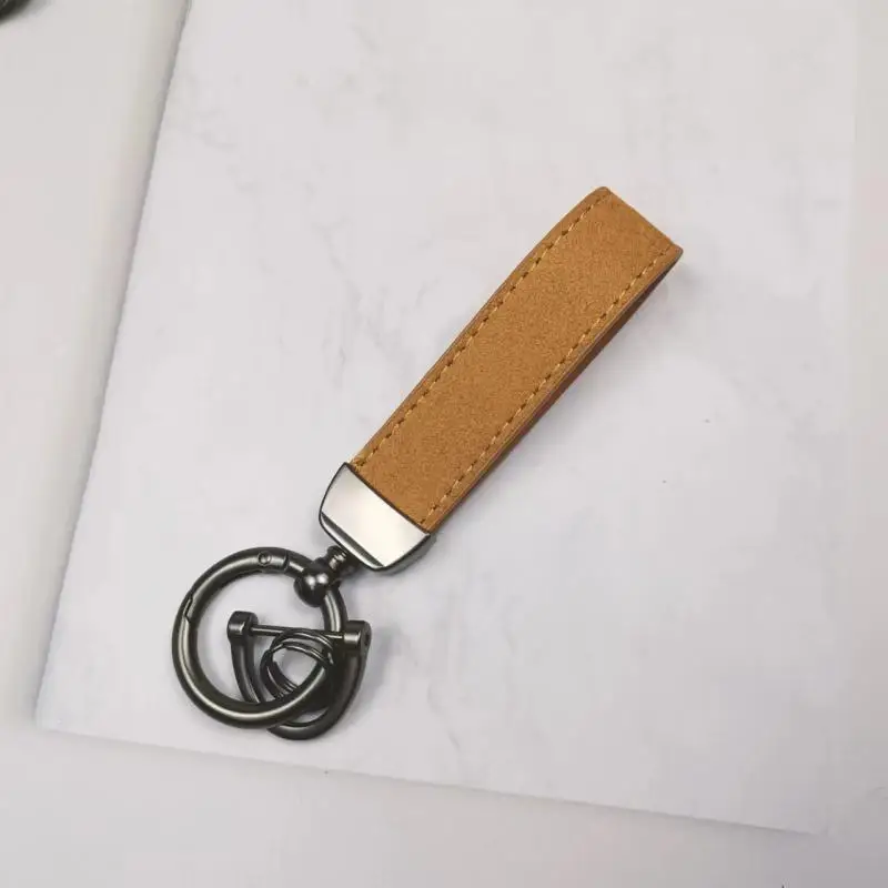 Leathings Braid Leather Keychain Elegant Gift for Him Real Leather Goods New Car Gift Key Ring Practical Premium Gift Handcrafted Luxury Keychain