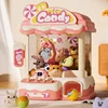 Children Mini Claw Machine Toys DIY Prizes Coin Operated Games Arcade Crane Automatic Doll Machines Kids Birthday Christmas Gift 2