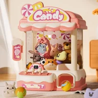 Children Mini Claw Machine Toys DIY Prizes Coin Operated Games Arcade Crane Automatic Doll Machines Kids Birthday Christmas Gift 2