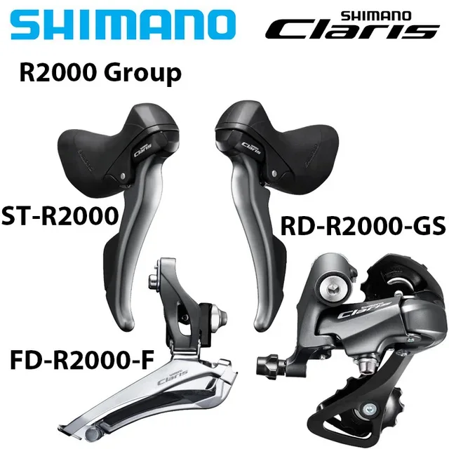SHIMANO CLARIS R2000 2x8 Speed Road Bike Groupset 8S RD-R2000 SS