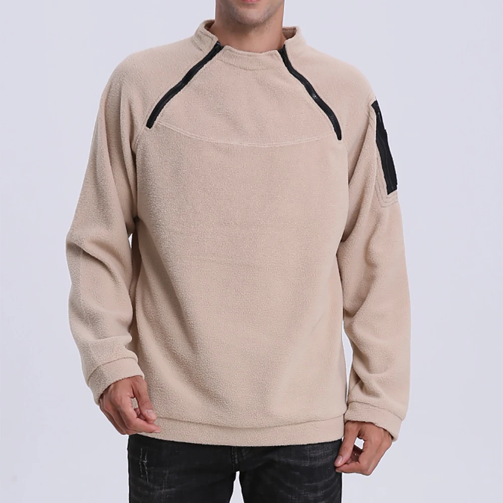 Men's Windproof Coat Thermal Hiking Sweater Tactical Outdoor