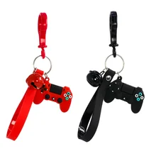 

1PCS PVC New Style Game Machine Keychain & Keyring Cute Gamepad Joystick Key Chain Keychains Bag Car Hanging Fit Men Boy Keys