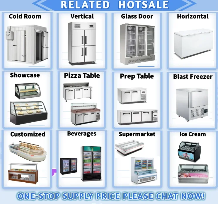 Buy Commercial Fruit Vegetable Meat Display Refrigeration Showcase Freezer Price Cooler For Supermarket Refrigerator And Chiller