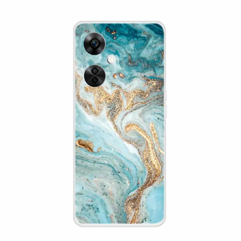 Marble Clear Soft TPU Silicone Phone Cover, Transparent