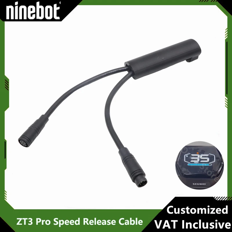 Zephon Câble Déverrouillage Vitesse pour Segway Ninebot ZT3 Pro/ProE/ProD, 35km/h avec Bouton Rapide Intégré