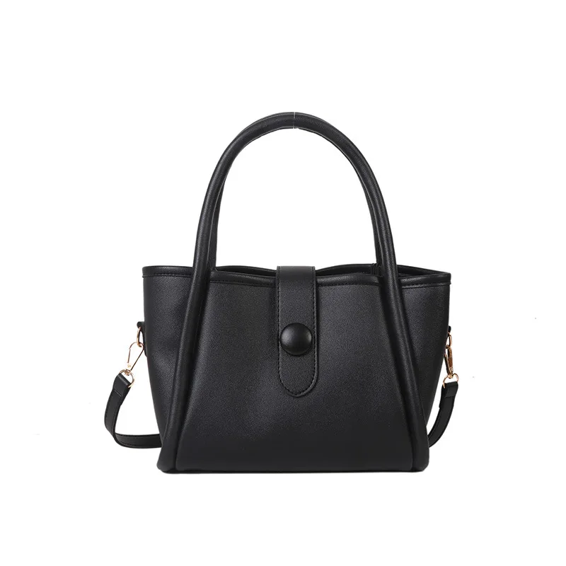 Large Capacity Bag Women's New Trend Autumn Fashion Shoulder Bag Contrast Color Foreign Style Leisure Commuter Tote Bag