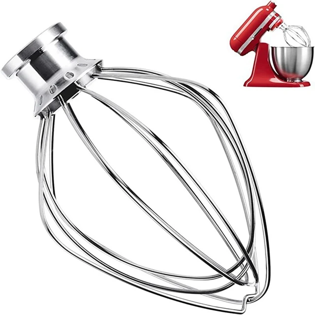 KN256WW 6QT Wire Whip+Mixer Aid Paddle For Kitchenaid 6 Quart Stand Mixer  Accessories Egg Cream Stirrer Whisk - AliExpress