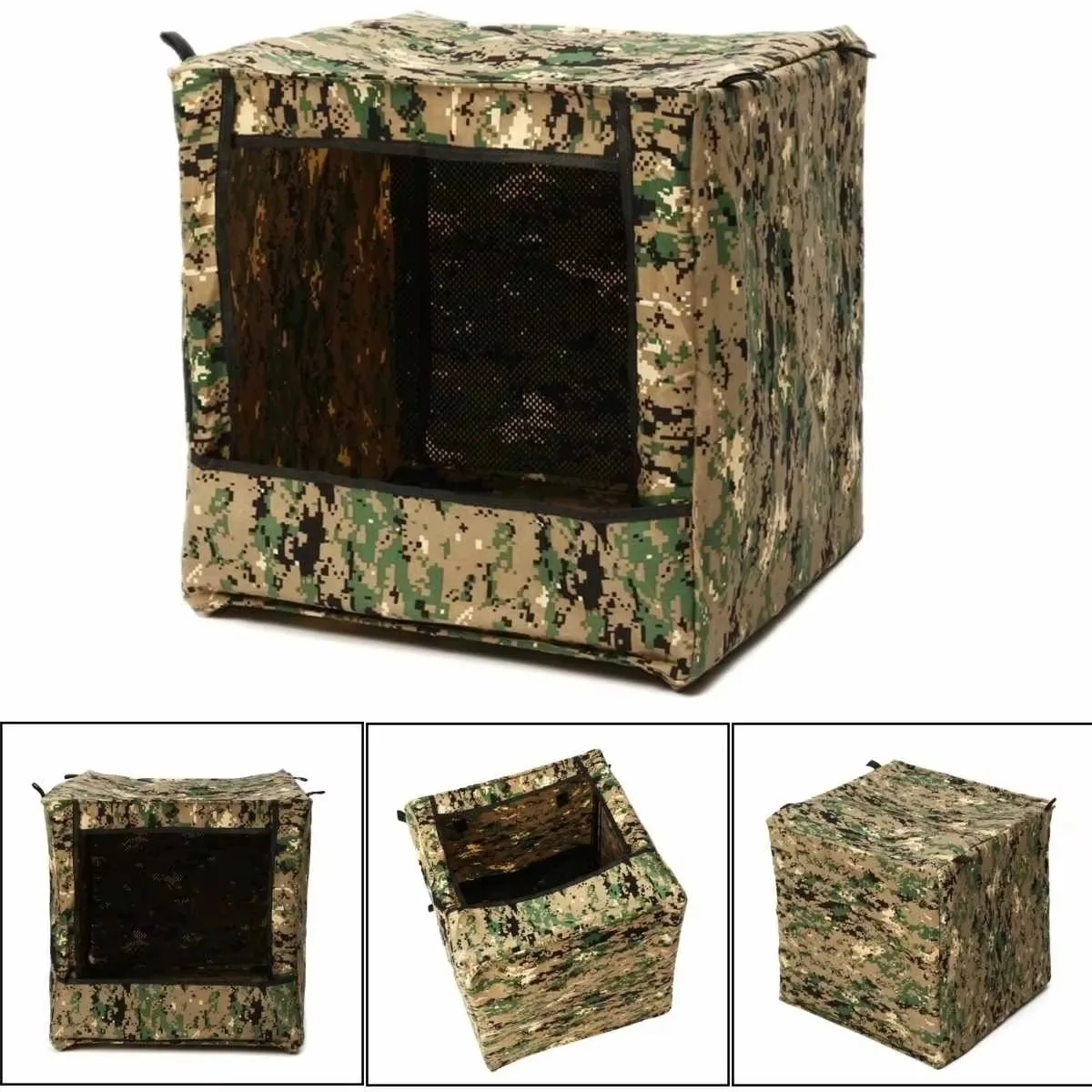 Schleuder Schießen Praxis Ziel 40*40 cm Camouflage Schießen Ziel Box Anfänger Schießen Stumm Box Stahl Ball Recovery gerät
