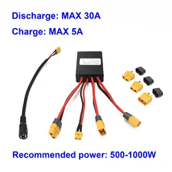 Enhanced Dual Battery Management Module with Charging Plug - Versatile Voltage Handling & High Current Capacity (30A)