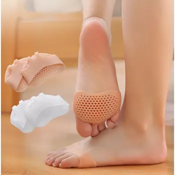 실리콘 젤 앞발 패드, 통증 완화 지지대, 앞발 관리, 미끄럼 방지 패드, 연삭 방지, 발 관리 패드