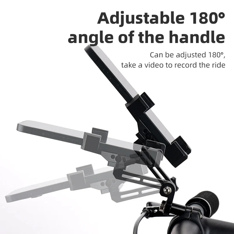 High-Strength Aluminum Alloy Bicycle Phone Holder - Universal Mobile Mount & Stand