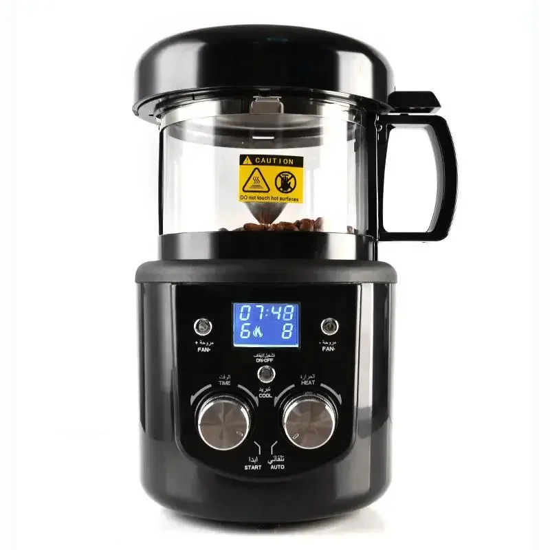 80-100g CE/CB Home Coffee Roaster Electric Mini No Smoke Coffee Beans Baking Roasting Machine 220-240V 1400W Home