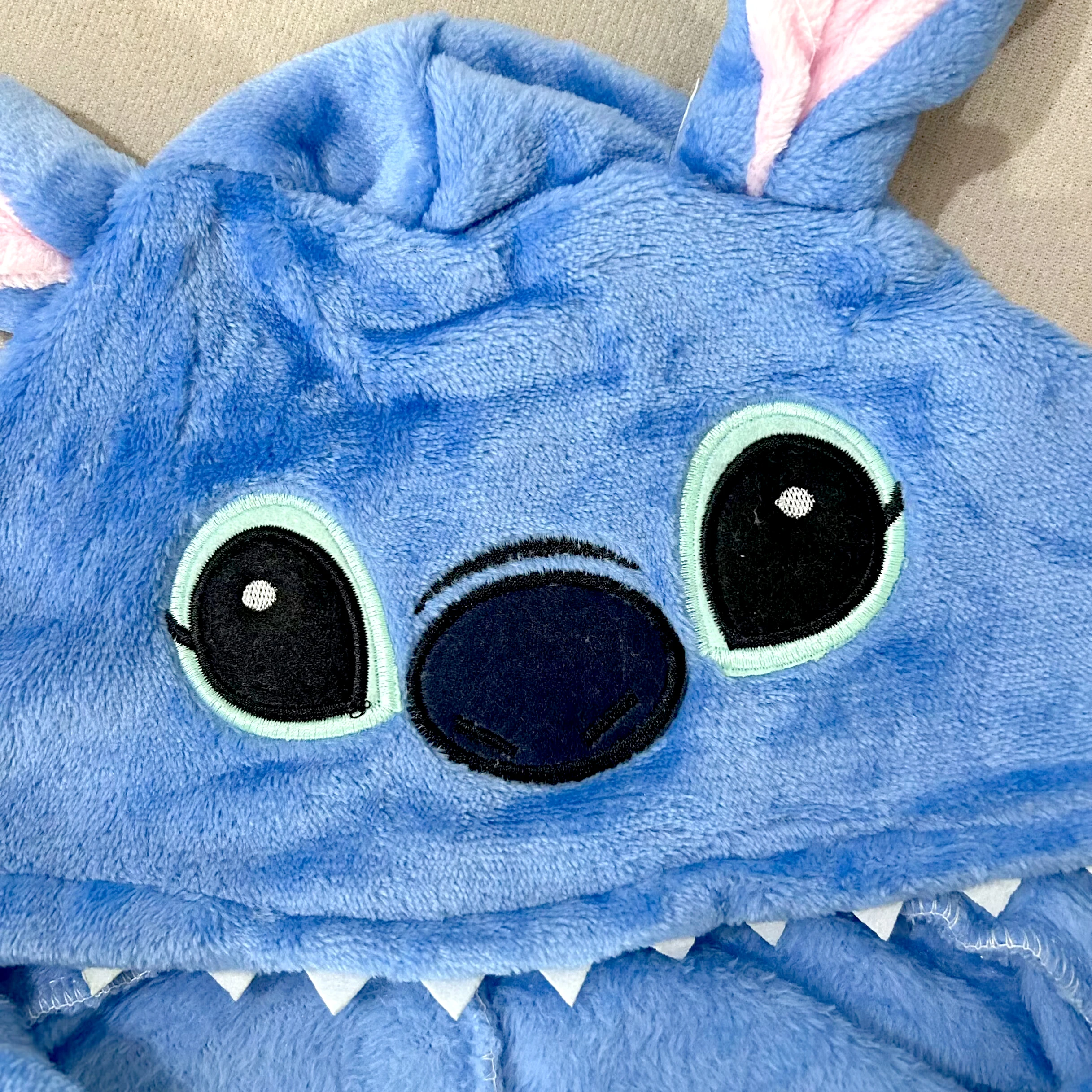 Disney Lilo Stitch One-Piece Pajamas Children Cartoon Plush Kigurumi Onesies Winter Warm Clothes Boys Girls Christmas Gift kids pajamas