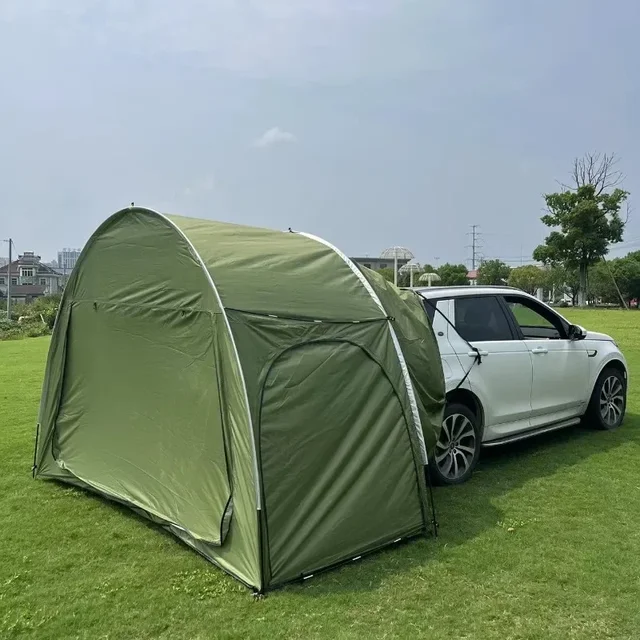 Black & Green Outdoor Car Rear Tent 3