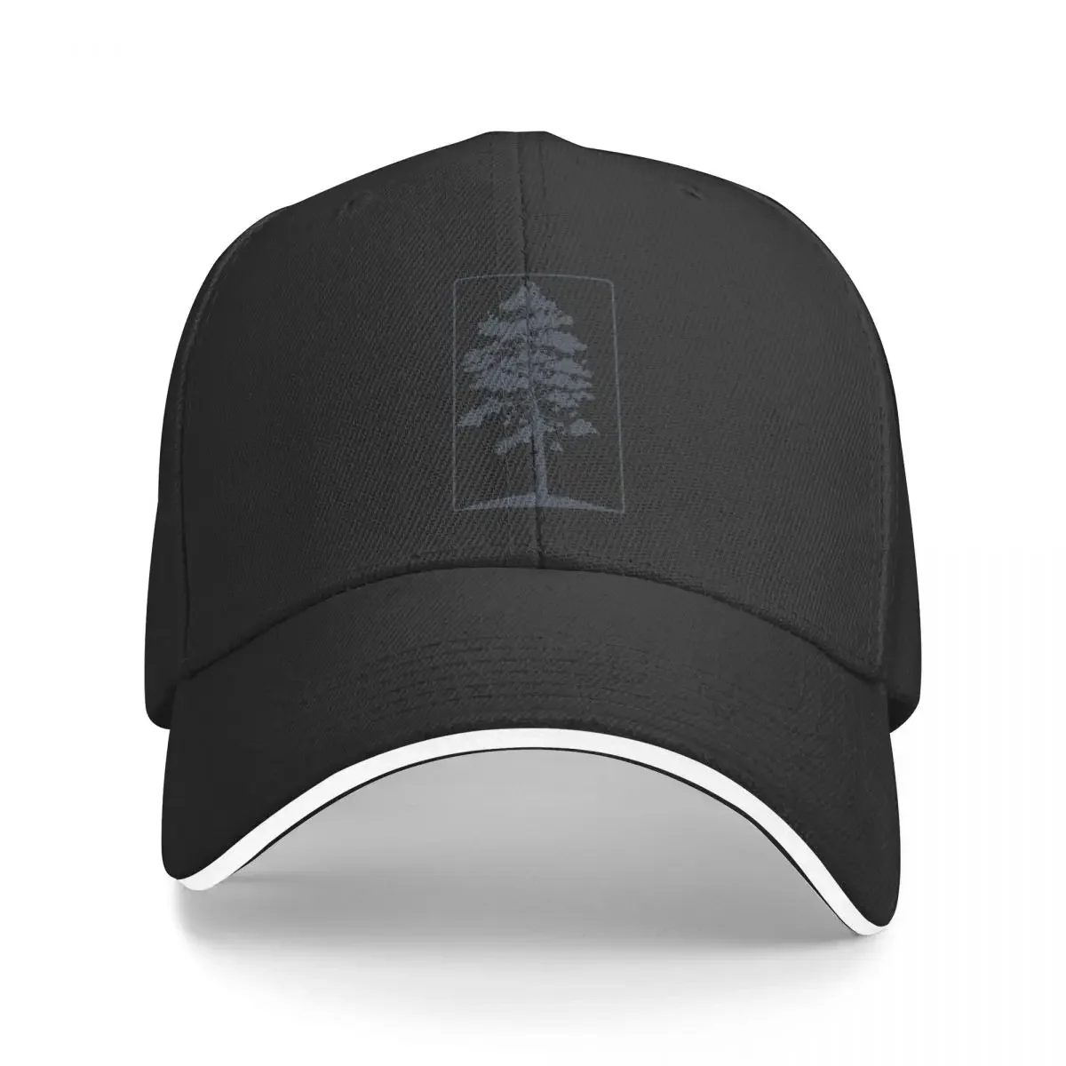 

transparent Pine tree silhouette Baseball Cap Custom Cap derby hat Men's Women's