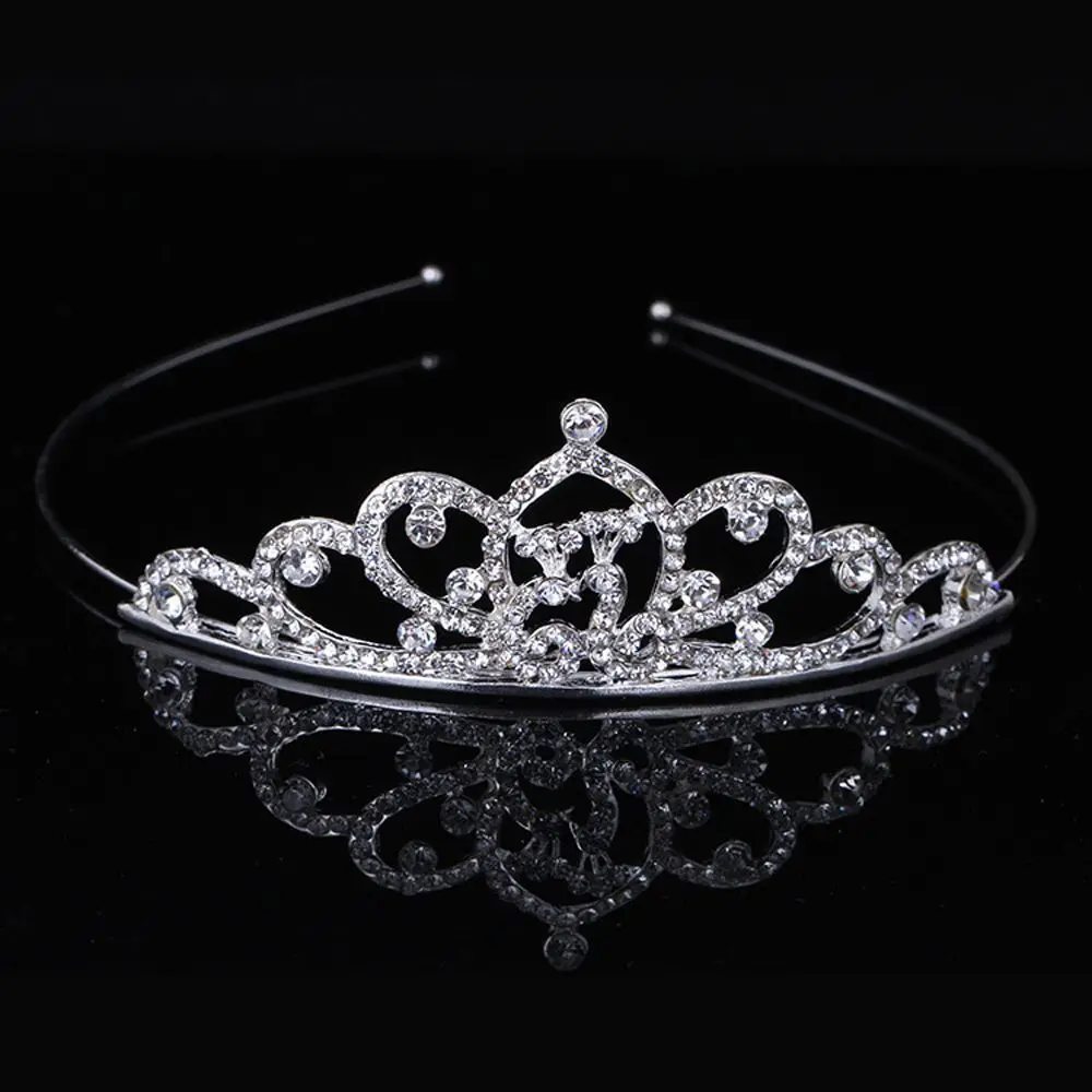 Elegant Rhinestone Crown Headband