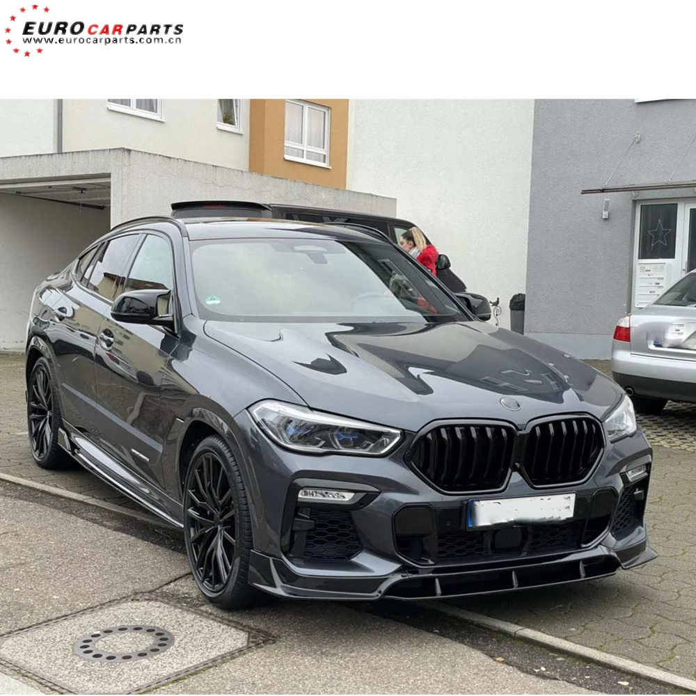 

Front lips fit for X6 G06 2018 year- ABS material automobile cars front spoilers car bumper lip high quality high sale part
