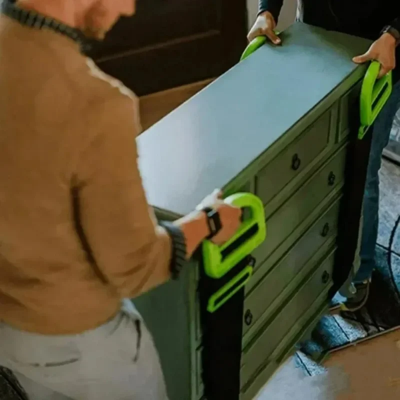 Heavy Duty Furniture Lifting Straps - 2-Person Adjustable Shoulder Pads for Moving Appliances & Mattresses,  Labor Saver