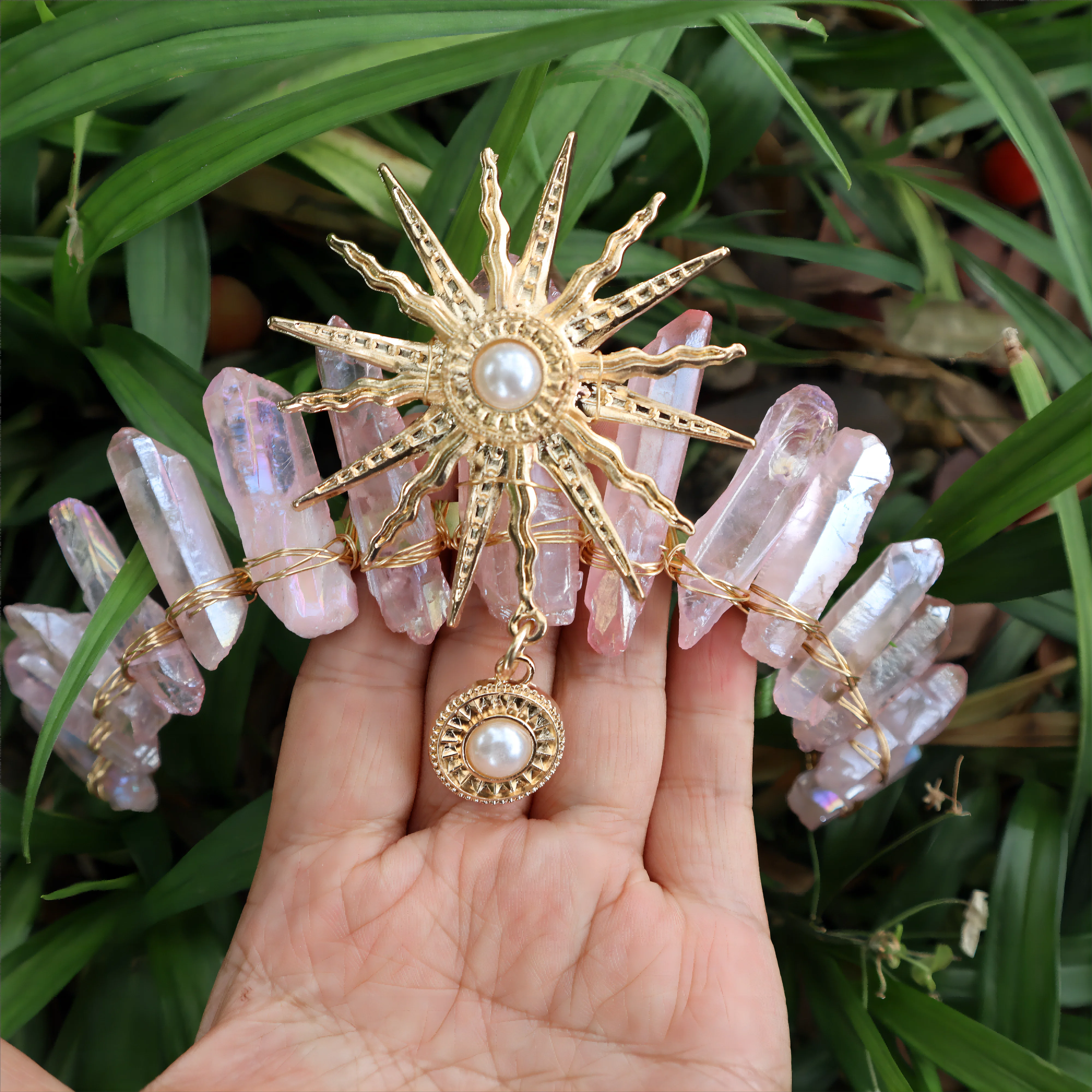 u.couture 水晶ティアラ　水晶クラウン 水晶 crown typeC | u.couture