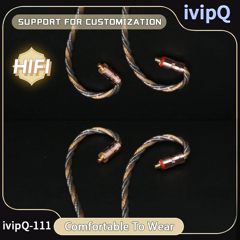 イヤホン ivipQ Golden Crow ivipQ Golden Crow iems with 10 BAs and great cable