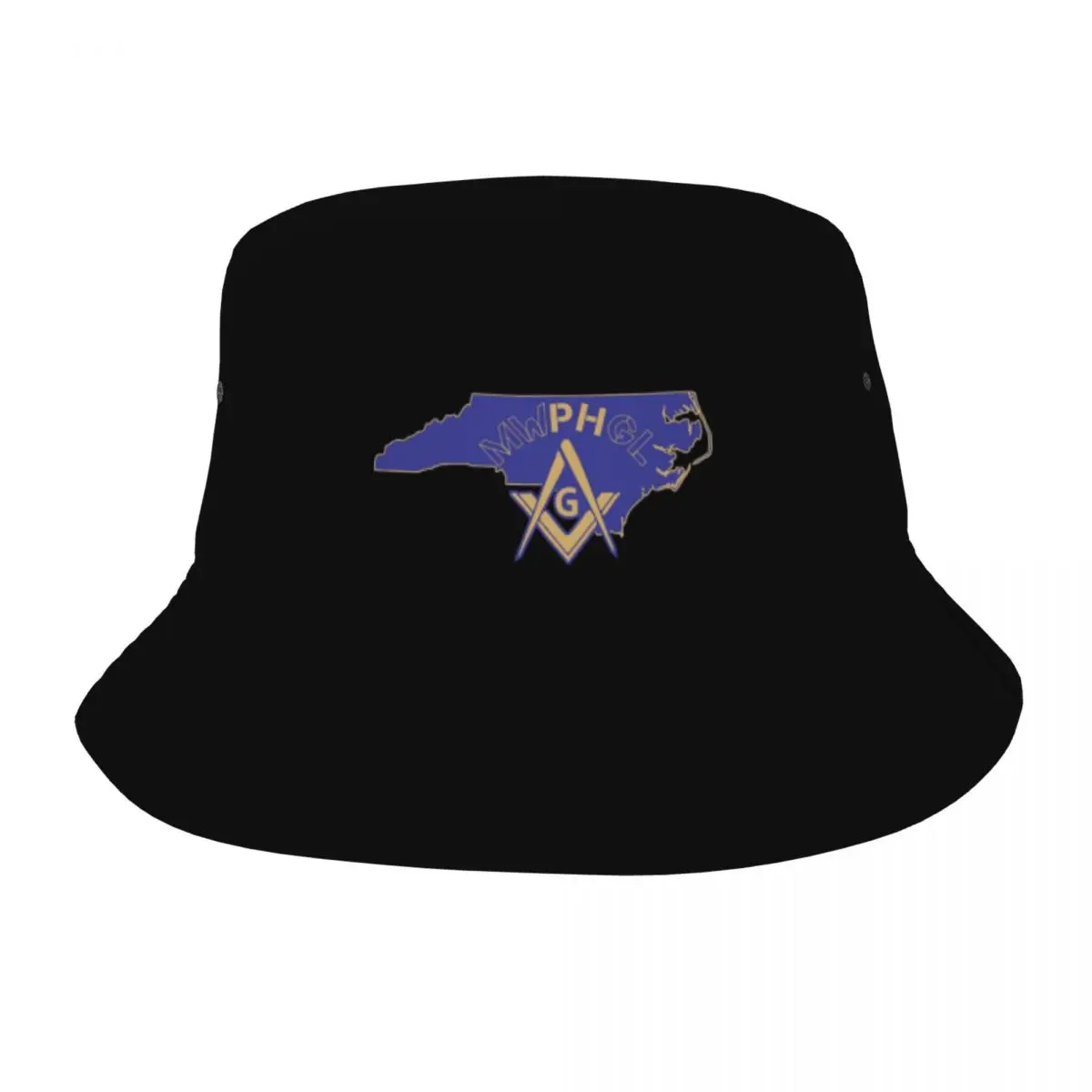 

MWPHGLNC Blue Freemason Mason Bucket Hat for Women Summer Vocation Sun Hat Casual Foldable for Outdoor Sport Fishing Hat Bob Hat