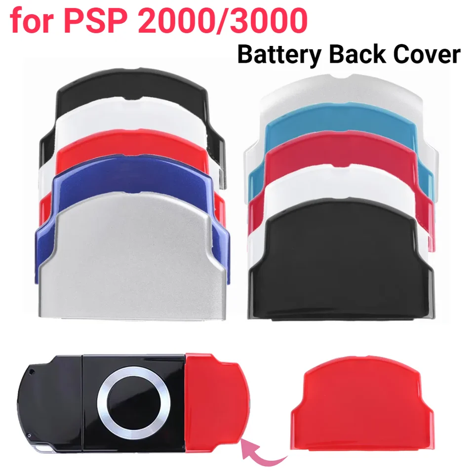 Couvercle De Batterie De Rechange - Compartiment Arrière Batterie Pour Sony PSP 2000 2001 2002 2003 2004 3000 3001 3002 3003 3004 Blanc - Foto 3