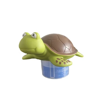 เครื่องจ่ายคลอรีนการ์ตูนเต่า Retractable Quick ลอยสระว่ายน้ําเครื่องจ่ายคลอรีนอุปกรณ์สระว่ายน้ํา 1
