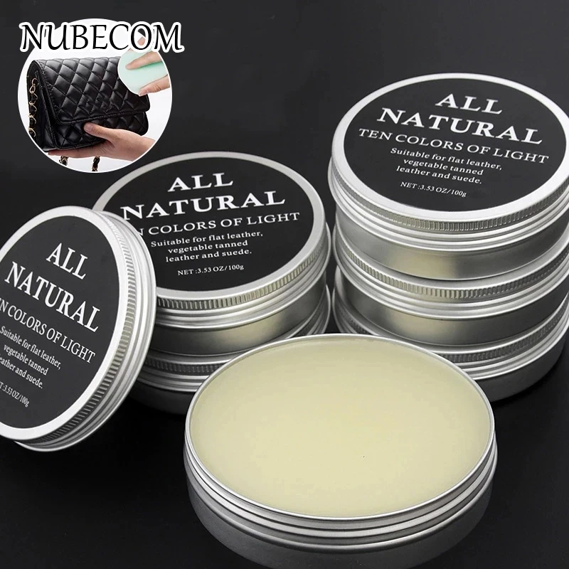 

NUBECOM 30ml/100ml Mink Oil Cream For Leather Shoes Bags Leather Care Cream Leather Maintenance Cream Leathercraft Accessories