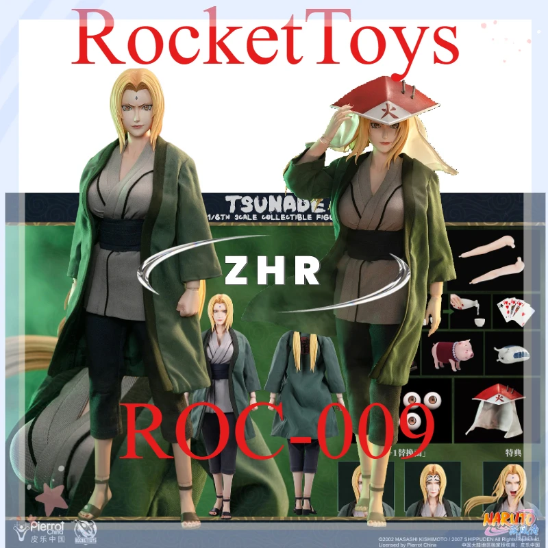 In Stock RocketToys ROC-009 Naruto Shinto Tsunade 1/6 Animation