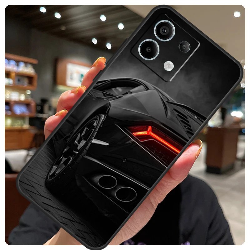Sleek Sports Car Design Protective Phone Case