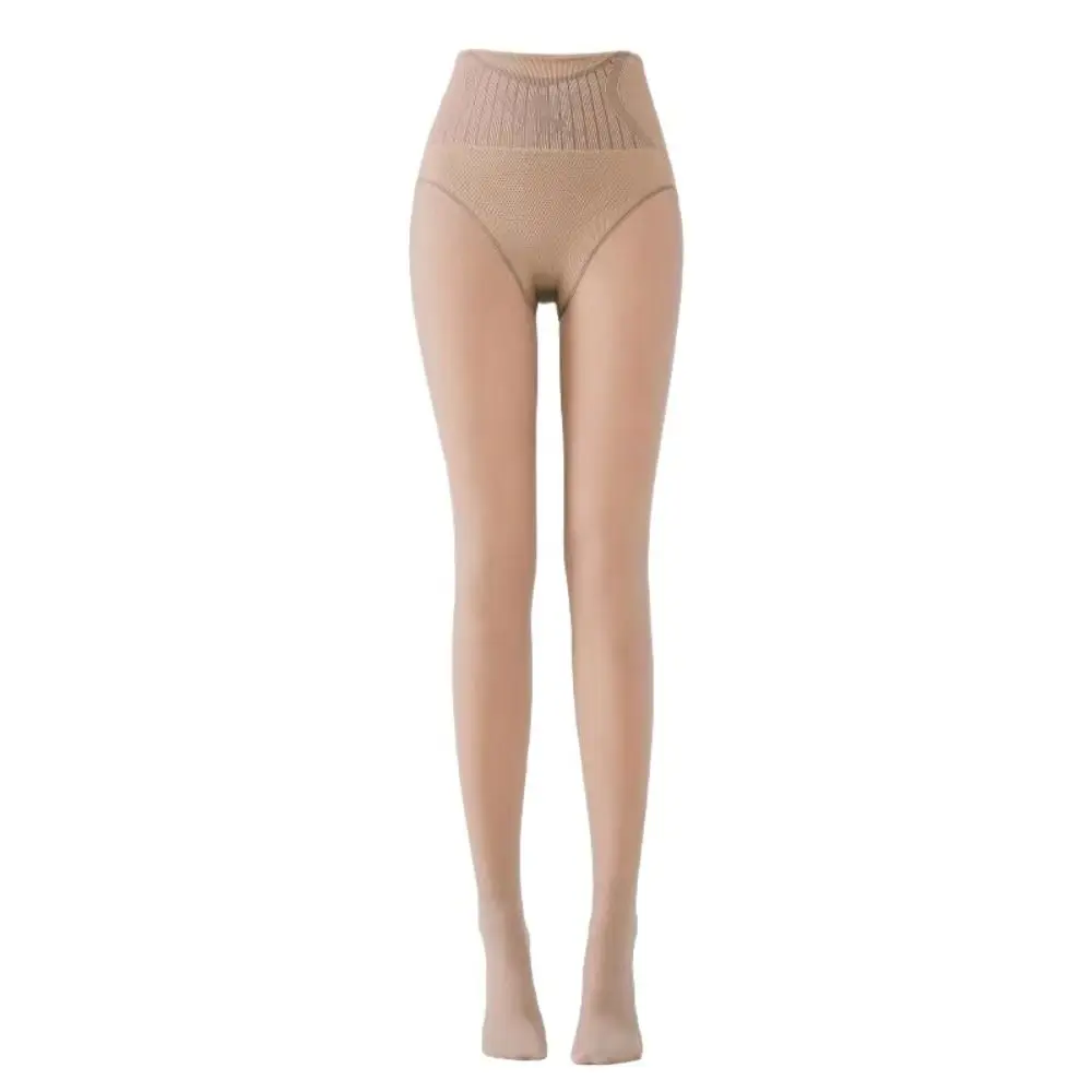 Frauen Realistische Bodenbildung Hosen Hohe Taille Bauch Nackten Bein Artefakt Nude Farbe Strumpfhosen Kleid Dünne Strumpfhosen – Detail 16