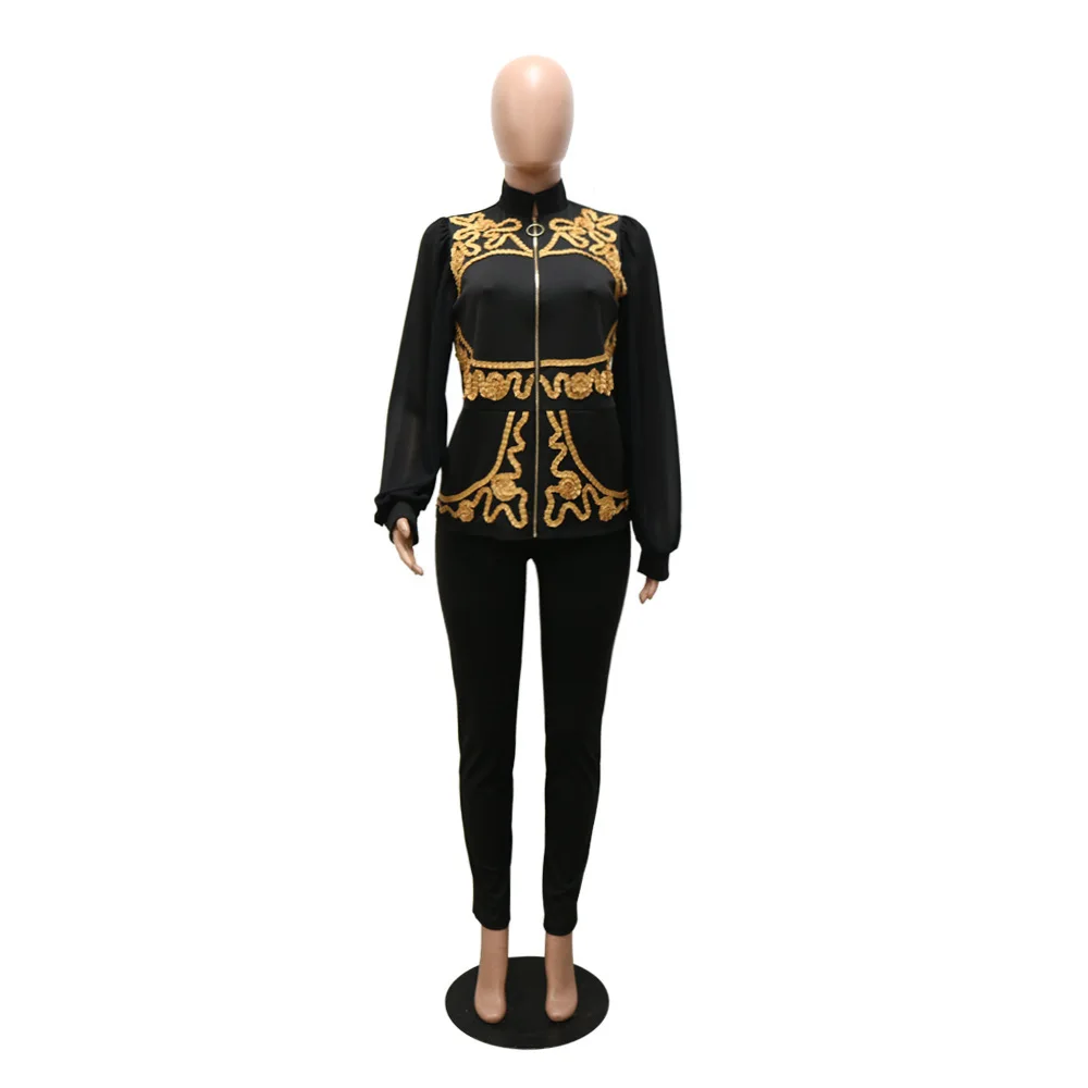 african wear for women Two Piece Sets Tops And Pants Dashiki African Women Turkey Muslim Abaya Abaya Ramadan Moroccan Kaftan Islamic Clothing Sets Africa Clothing