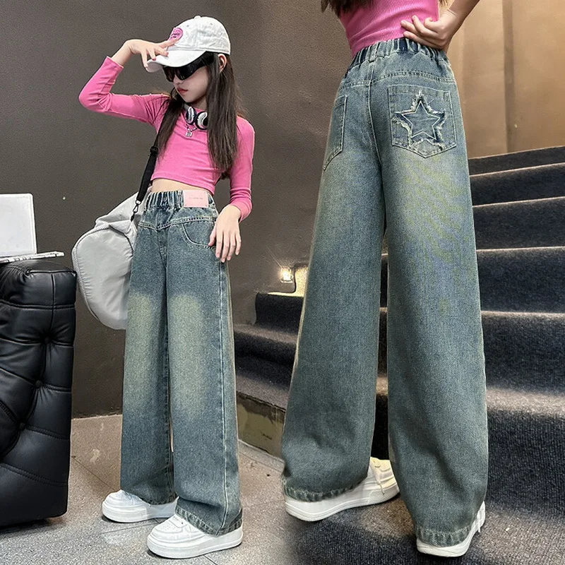 【2plan】Pinata embroidery wide denim pants DHgate.com:High Rise Wide Leg Pant - Y2K Fashion Jeans