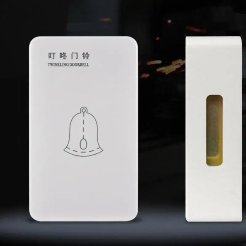 Electric Induction Doorbell 220V Wire Door Bells Chimes Surfaces Mount 2 Wire Mechanical Doorbell Easy to Install A2BB