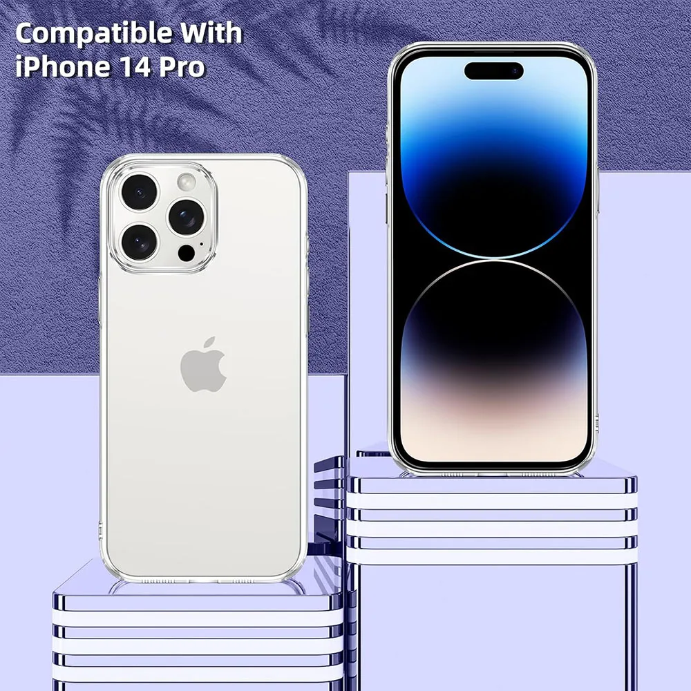 Ultra Thin Transparent Black Silicone Soft Case - Clear Shell Cover