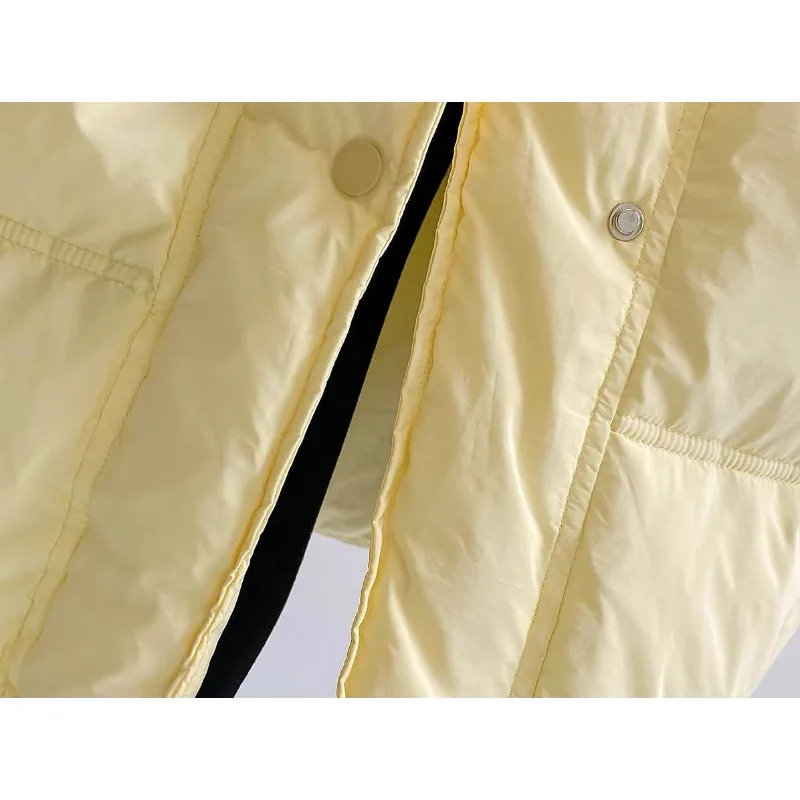 2023 New Women Down Jacket Winter Coat Female Mid Length Version Parkas Loose Fashion Outwear Leisure Time Versatile Overcoat