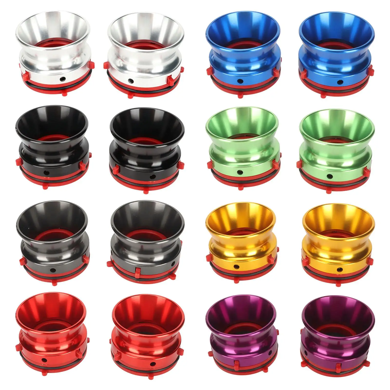 Adattatori Mozzo Nab: Apriscatole In Alluminio Lucido Per Studer, Revox, Akai, Teac