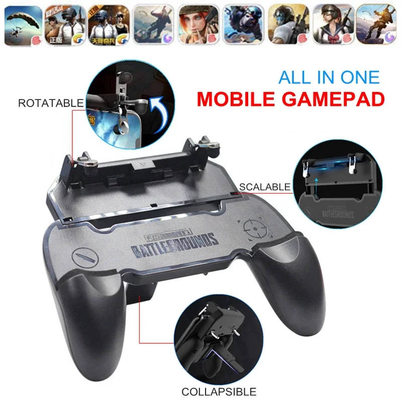 Universal Mobile Game Controller Mobile Game Trigger Joystick Gamepad Smartphone Handle Fit Phones Keypads