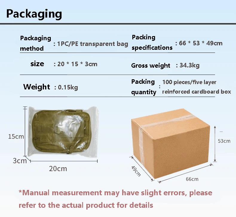 Universal EDC Taktische Molle Tasche Taille Tasche mit Handy Holster Outdoor Gear Tool Gadget Tasche Gürtel Taschen – Detail 4