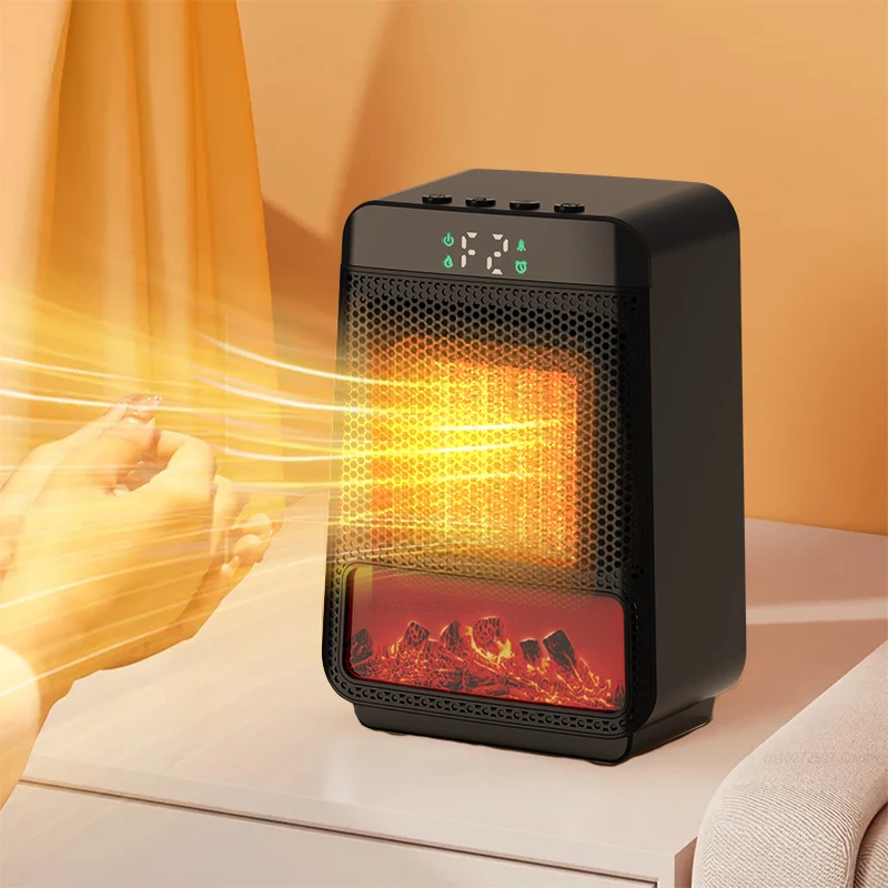 Electric Heater 1000W Portable Heating Fans Hot Air Blower PTC