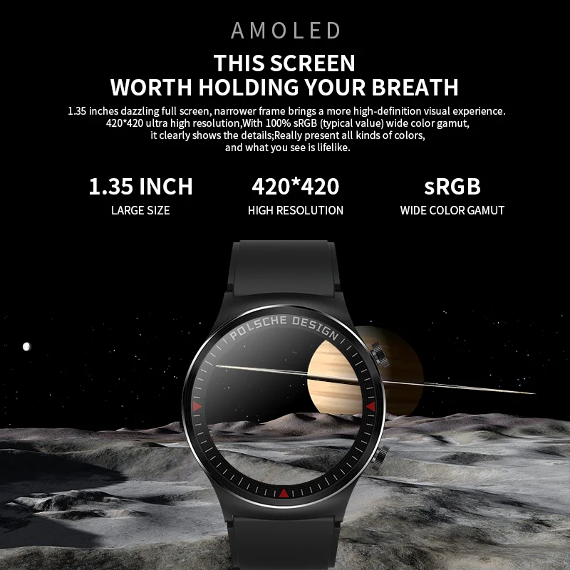 49mm Ʈ ġ HW 26 NFC  ׼   Smartwatch  2.08 & ȭ   ƮϽ  380Mah