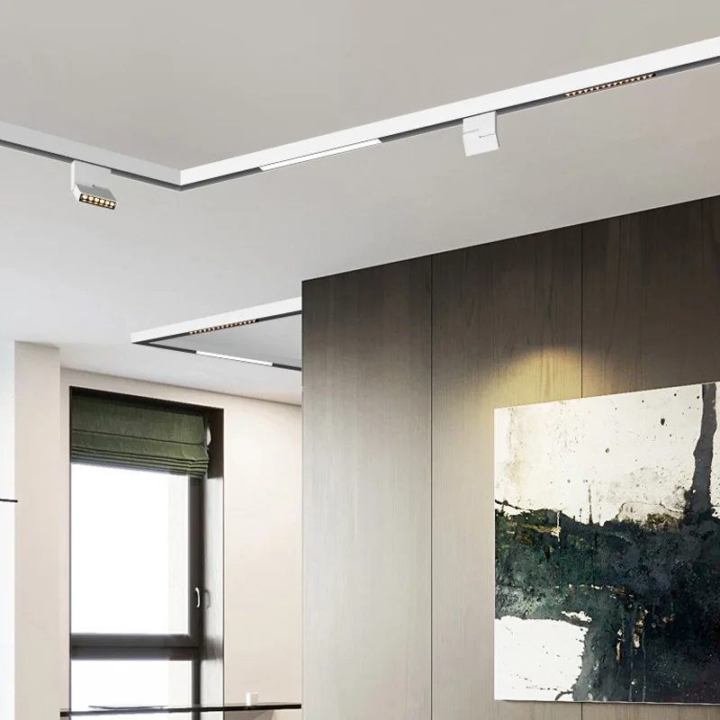 Modern Track Light Recessed Smart Zigbee Tuya Dimmable Stripe