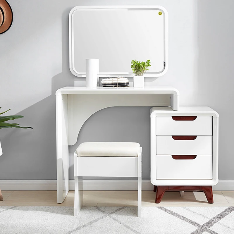 

Charm Luxury Dressing Table White Makeup Woman Nordic Dressing Table Classic Bedroom Coiffeuses De Chambre Household Items