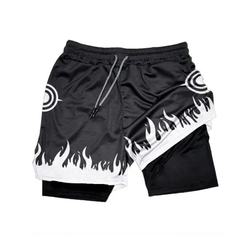 

Mens 2 in 1 Compression Gym Shorts Athletic Performance Shorts 5 Inch Quick Dry Stretchy Workout Running Jogging