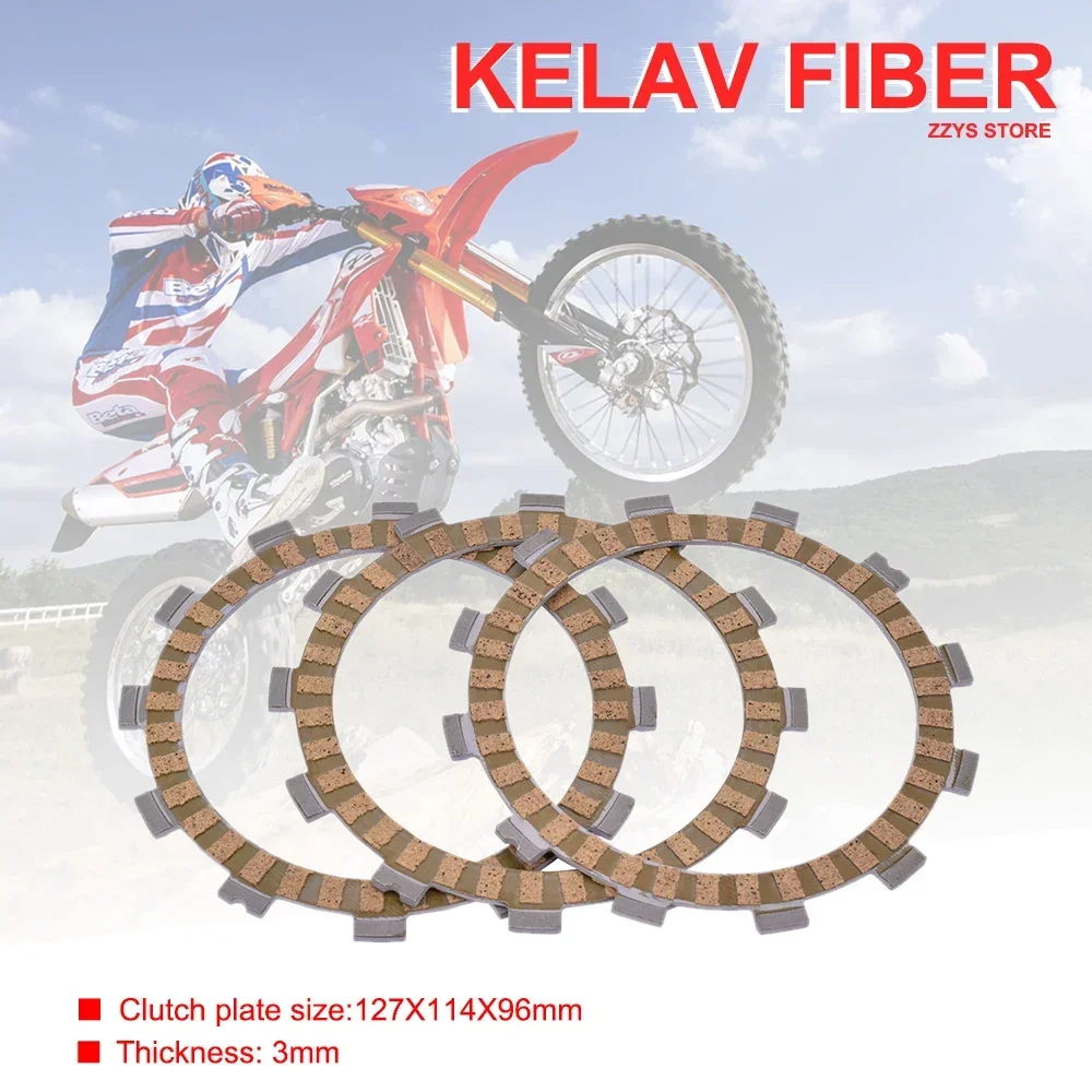 

Motorcycle Accessories Kelaf Fiber Friction Clutch Plate For SUZUKI TS50 TS50XK 82-83 TS 50 GT80 GT80E 81 JR80 2001-07 JR GT 80