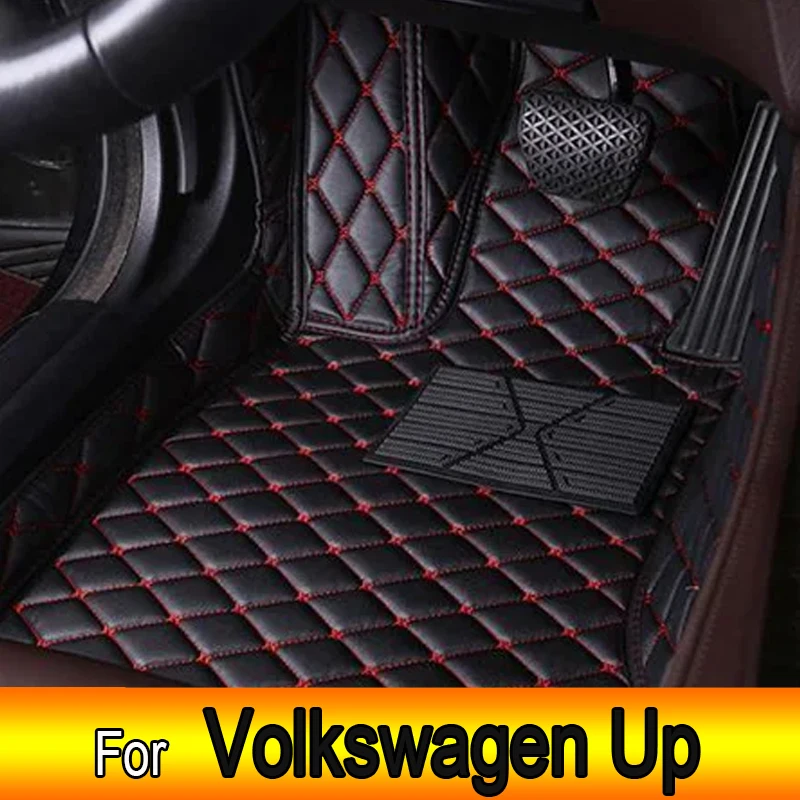 

Автомобильный напольный коврик для VW Volkswagen Up 2012 ~ 2019, водонепроницаемый автомобильный коврик, автомобильные коврики, аксессуары для автомобиля