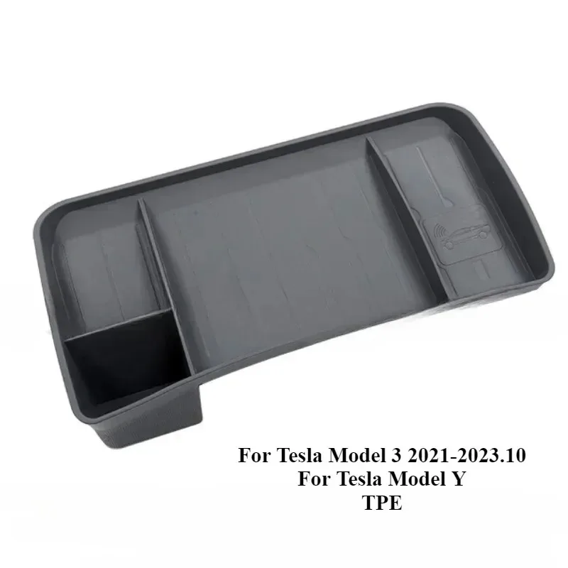 Für Tesla Model 3 Y ETC Armaturenbrett-Bildschirm Hinterer Aufbewahrungsbehälter Taschentuchbox Unsichtbarer Organizer Innenraum-Autozubehör – Detail 8