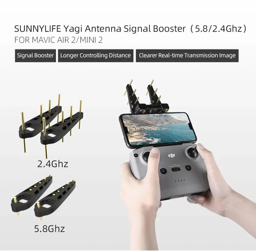 

Антенна Yagi для DJI Mini 4 Pro/AIR 3/Mini 3 Pro/Mavic 3Pro 5,8/2,4 ГГц