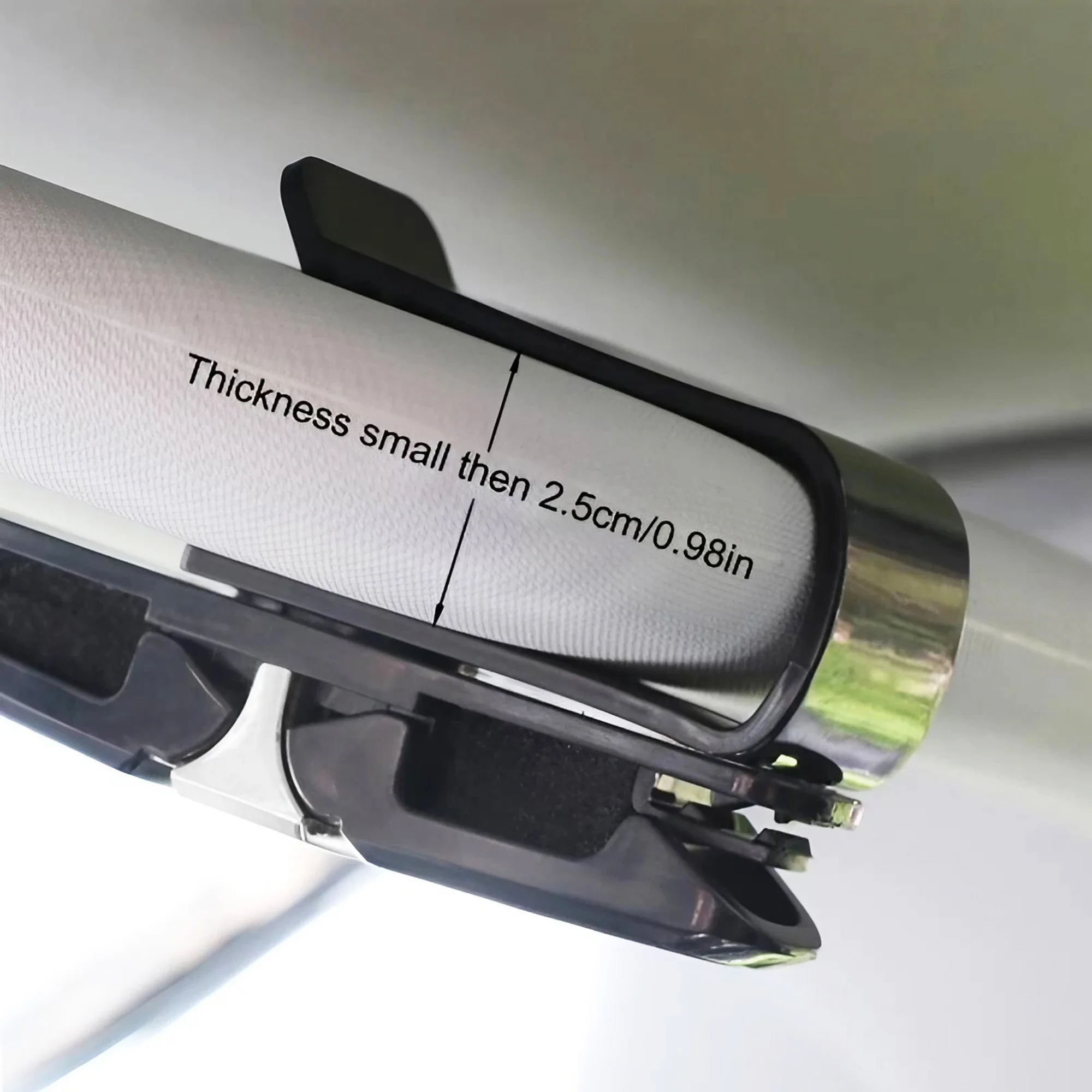 Universal Car Sun Visor Glasses Holder with Ticket Card Clip