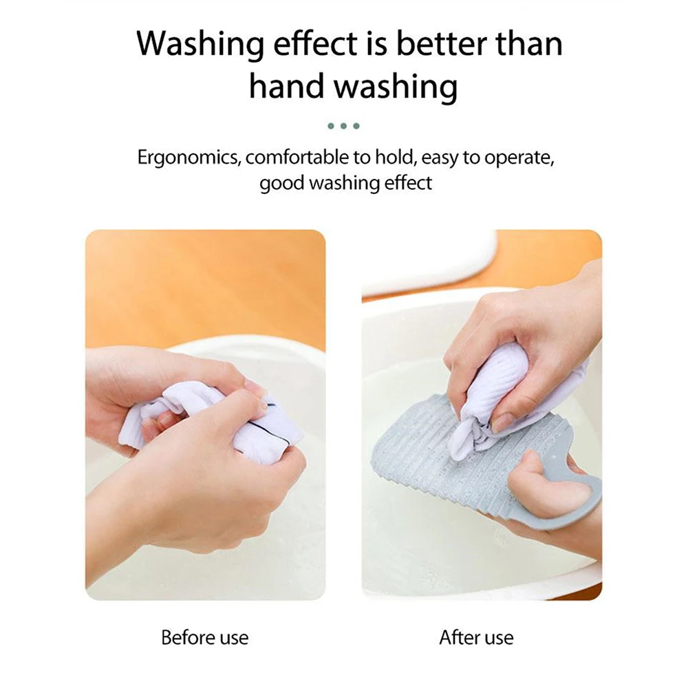 Travel Portable Thicken Mini Non Slip Laundry Accessories Board Washing Children's Clothes Socks Cleaning Products